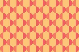 Half Circle Orange Pattern and Background vector