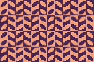 Circle Square Shape Brown and Purple Pattern vector