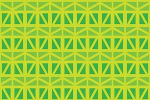 Triangle and Rectangle Green Pattern vector
