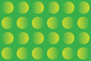 Circle Green Gradient Pattern vector