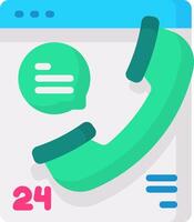 call center illustration design vector