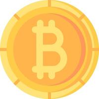 bitcoin illustration design vector