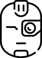 robot illustration design vector