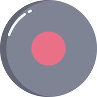 record illustration design vector