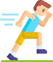 running illustration design vector