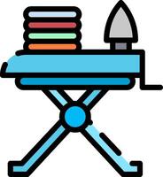 ironing board illustration design vector