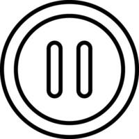 pause button illustration design vector