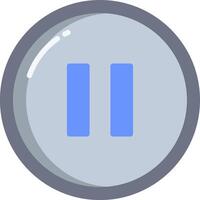 paused illustration design vector