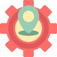 location illustration design vector