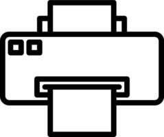 printer illustration design vector