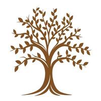 Tree Branch isolated, Tree Clipart, Tree logo, Tree with root illustration vector