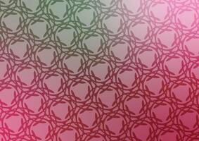 Circle pink line pattern geometry presentation background vector