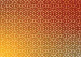 Orange abstract line pattern circle geometric background vector
