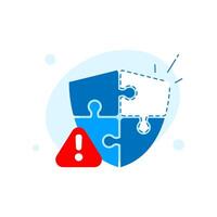 need additional security defense concept illustration flat design. simple modern graphic element for ui, infographic, icon vector