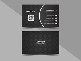 Modern business card design template. Can be use personal, business, corporate company and others. vector