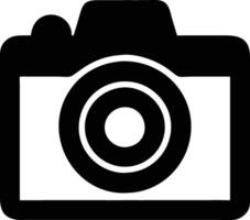 a camera icon on a white background vector