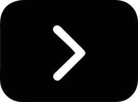 a black and white icon with an arrow pointing to the left vector