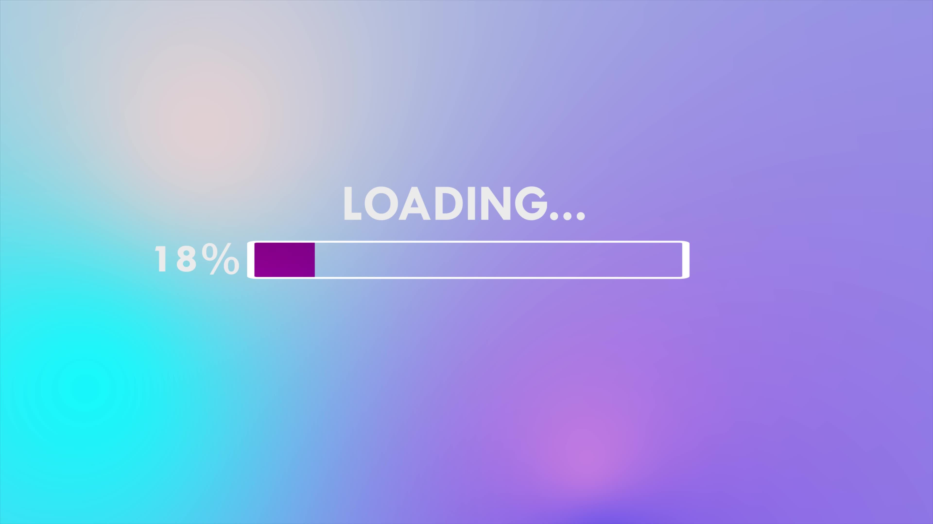Loading bar screen pixelated progress animation,0-100 49385432 Stock ...