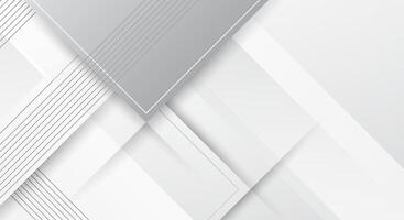 White gray gradient background with square style vector