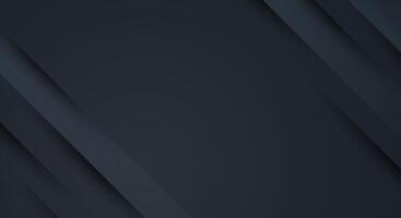 Elegant 3d black abstract for presentation background vector