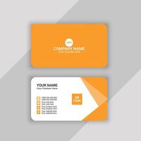 professional business card template design vector