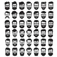 Man Head Illustration Design vector