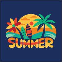 Summer Vibes Design vector