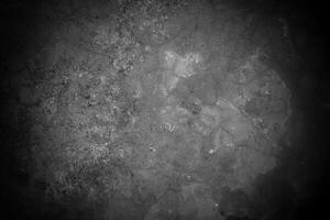 Old wall texture smeared engine oil cement dark black gray background abstract grey color design are light with white gradient background. photo