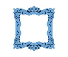 Frame in flat style. Hand drawn illustration. vector