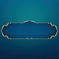 Frame Ribbon Style for post design decoration vector