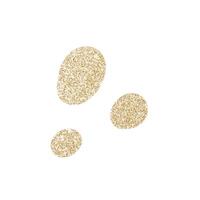 Golden spots ornament, leopard pattern. Isolated. Freehand drawing, design element. vector