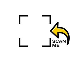 Scan qr code. Quick response code or QR code set for smartphone. Qr code scanner design. vector