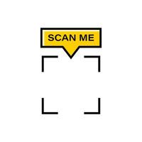 Scan qr code. Quick response code or QR code set for smartphone. Qr code scanner design. vector