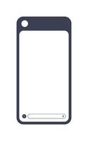 Social media mobile App story interface template. stories mock up. vector