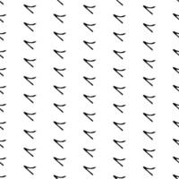 Seamless pattern with sketch squiggle vector