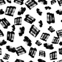Seamless Pattern with hand drawn scribble smears vector