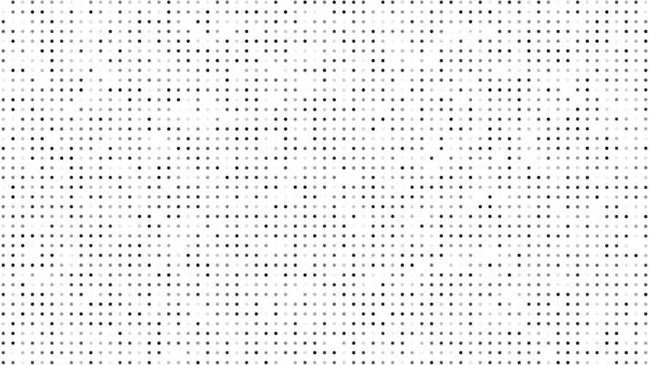 Monochrome halftone background with dots