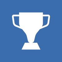 trophy icon free symbol for your design or web vector