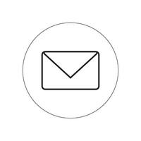 message icon linear vector
