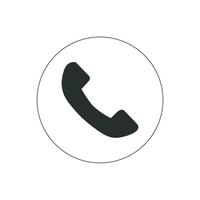 telephone icon for web design vector