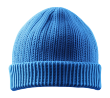 Blue Beenie Isolated on Transparent Background png