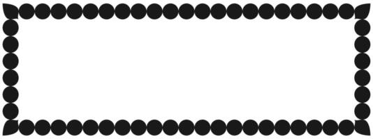 Decorative circle template frame design pattern. Frame detail design. vector