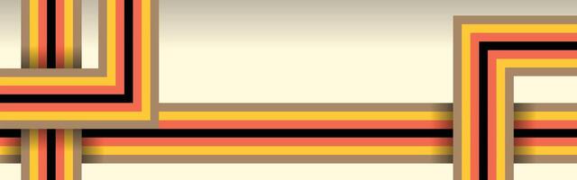 Retro lines background template. Overlapping stripes backdrop. vector