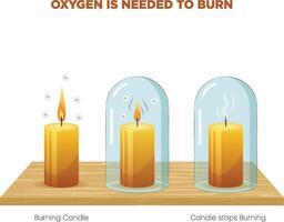 Oxygen Essential Element for Combustion and Energy Release vector
