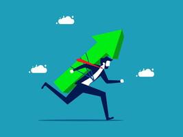 invesment , progress ,direction, growth concept vector