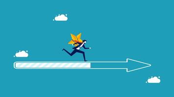success progress direction loading vector