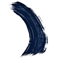 Abstract Blue Brushstroke with Transparent Background A Dynamic and Artistic Design Element png