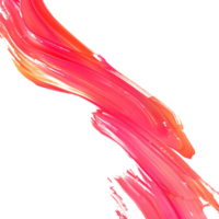 Abstract Pink Brushstroke with Transparent Background A Digital Art Creation Featuring a Bold, Swirling, and Dynamic Pink Stroke on a Transparent Background png