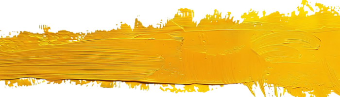 Golden Paint Stroke with a Transparent Background A Vibrant and Dynamic Texture for Design png
