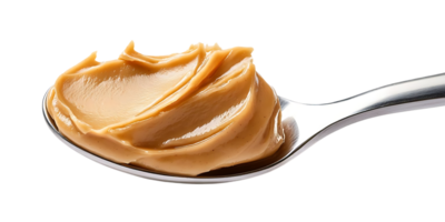 Peanut Butter on a Spoon with a Transparent Background Delicious and Creamy Peanut Butter on a Spoon with a Transparent Background png